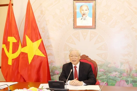 Tổng Bí thư, Chủ tịch nước điện đàm với người đồng cấp Trung Quốc