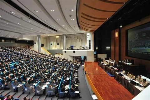Một phiên họp của Quốc hội Thái Lan ở thủ đô Bangkok. (Ảnh: THX/TTXVN)