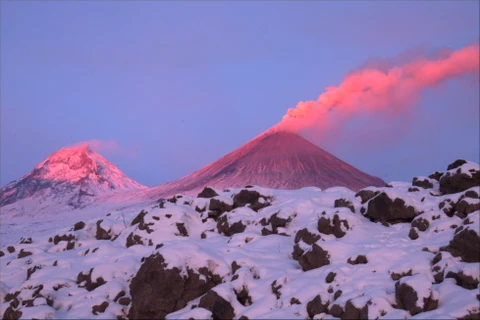[Photo] Thám hiểm núi lửa trên bán đảo Kamchatka ở Viễn Đông