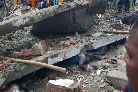 Một vụ sập nhà ở Ấn Độ. (Nguồn: dnaindia.com)