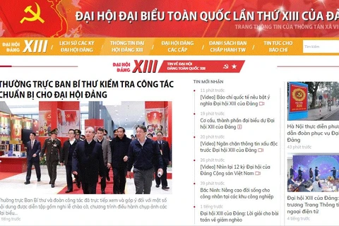 TTXVN lan tỏa kịp thời, chính xác tin chính thống về Đại hội Đảng