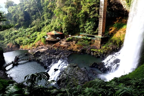 [Photo] Lâm Đồng: Ngỡ ngàng trước vẻ đẹp hoang sơ của thác Đambri