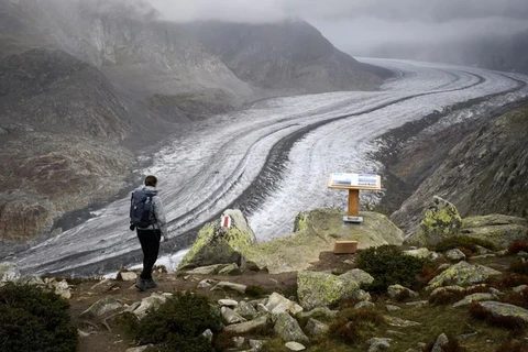 Nhiệt độ băng giá ở dãy Alps của Thụy Sĩ đạt mức cao kỷ lục