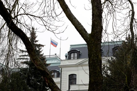 Đại sứ quán Nga ở Prague. (Nguồn: Reuters)