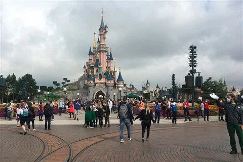 Công viên Disneyland ở thủ đô Paris. (Ảnh: AFP/TTXVN)