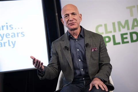 CEO của Amazon, tỷ phú Jeff Bezos. (Ảnh: AFP/TTXVN)
