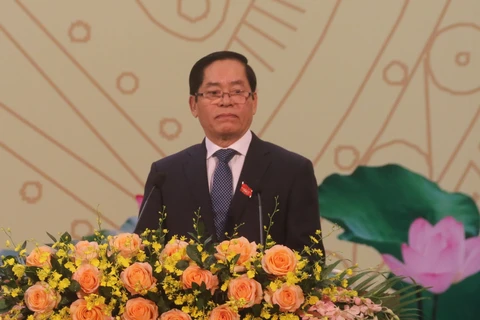 Ông Phạm Viết Thanh được bầu giữ chức Chủ tịch Hội đồng Nhân dân tỉnh Bà Rịa-Vũng Tàu. (Ảnh: Hoàng Nhị/TTXVN)