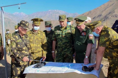 Quân đội Nga tiến hành tập trận tại căn cứ quân sự ở Tajikistan