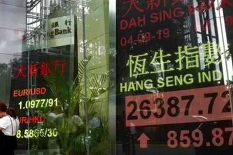Thị trường Hong Kong dẫn đầu đà giảm của chứng khoán châu Á 