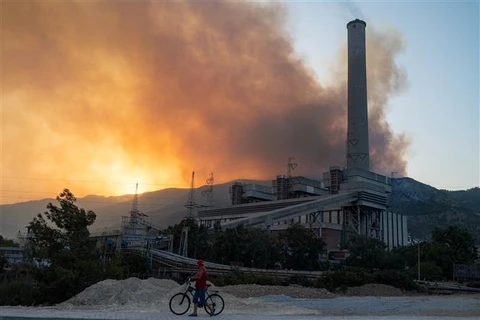 Thổ Nhĩ Kỳ sơ tán ở nhà máy nhiệt điện tại Milas do cháy rừng