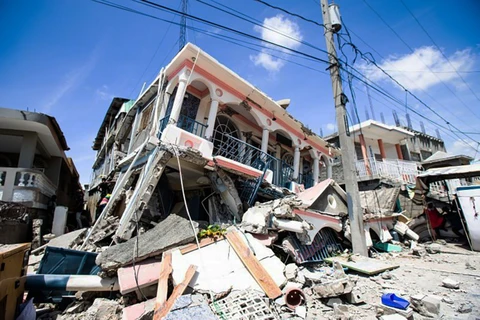 [Photo] Quang cảnh đổ nát tại Haiti sau trận động đất mạnh 7,2 độ
