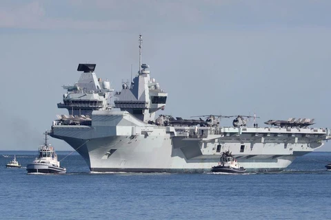 Tàu HMS Queen Elizabeth. (Nguồn: hampshirelive.news)