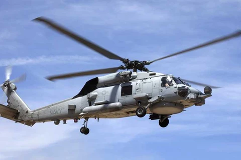 Trực thăng của Hải quân Mỹ rơi ở ngoài khơi bờ biển San Diego