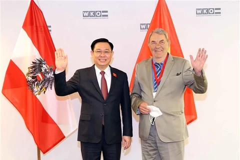 Chủ tịch Quốc hội Vương Đình Huệ dự Diễn đàn doanh nghiệp Việt Nam-Áo