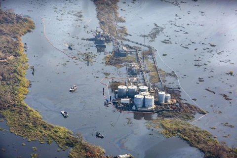 Mỹ: Rò rỉ đường ống dẫn dầu ngoài khơi bang Louisiana