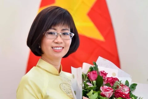 Bà Lê Thị Hồng Vân, Đại sứ, Trưởng đại diện phái đoàn Việt Nam bên cạnh Tổ chức Giáo dục, Khoa học và Văn hóa Liên hợp quốc (UNESCO)
