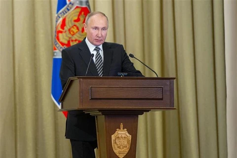 Ông Putin bỏ phiếu trực tuyến trong cuộc bầu cử Duma Quốc gia Nga