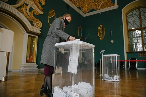 Nga: Tỷ lệ cử tri đi bầu cử Duma Quốc gia vượt ngưỡng 31%