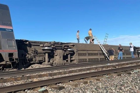 Mỹ tiến hành điều tra vụ tại nạn tàu hỏa khiến 3 người thiệt mạng