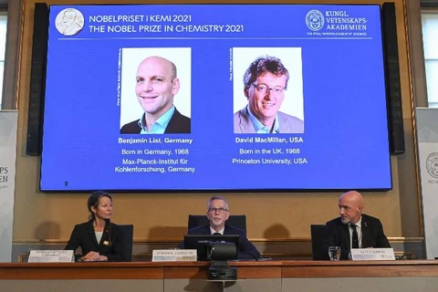 Giải Nobel Hóa học 2021 đề cao nghiên cứu về hình thức xúc tác