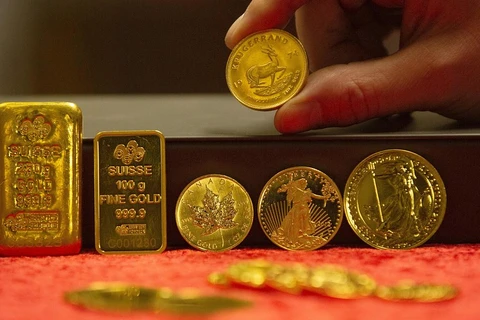 Giá vàng tại thị trường châu Á đi lên trong phiên giao dịch cuối tuần