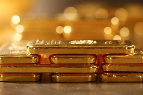 Giá vàng tại châu Á giảm xuống mức thấp nhất trong một tuần