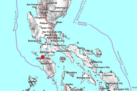Philippines: Động đất có độ lớn 5,5, đảo Luzon cảm nhận rõ rung lắc