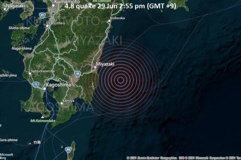 Động đất mạnh 6,4 độ làm rung chuyển vùng biển ngoài khơi Nhật Bản