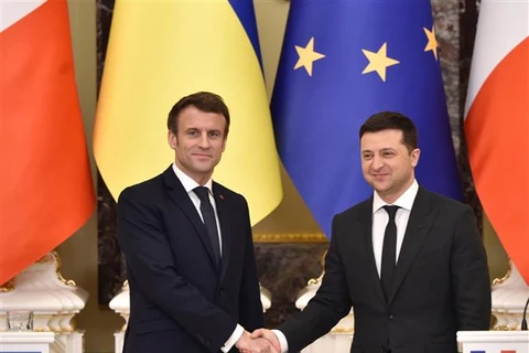 Nga: Tín hiệu tích cực sau chuyến thăm của Tổng thống Pháp tới Ukraine