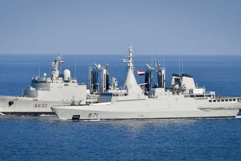 Hải quân và không quân Ai Cập-Pháp bắt đầu tập trận ở Địa Trung Hải