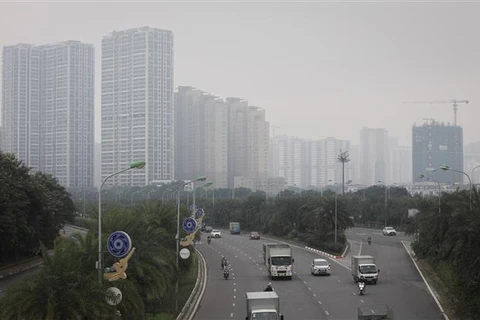 Chất lượng không khí tại nhiều nơi ở Hà Nội ô nhiễm nặng