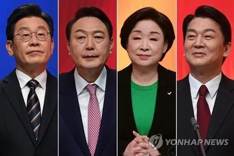 Hàn Quốc: 4 ứng viên tổng thống tranh luận lần cuối trên truyền hình