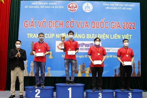 Giải vô địch cờ vua quốc gia 2022 tại Bắc Giang không có nhiều bất ngờ