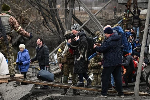 Nga: Chính quyền Ukraine không cho người dân rời khỏi Kharkov, Sumy