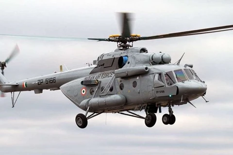 Rơi trực thăng quân sự tại Ấn Độ, chưa xác định được thương vong