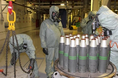 Mỹ chuẩn bị hoàn tất việc tiêu hủy kho vũ khí hóa học cuối cùng