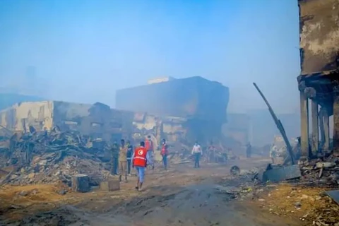 Cháy chợ ở miền Bắc Somalia khiến gần 30 người bị thương