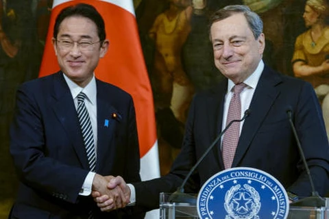 Lãnh đạo Italy và Nhật Bản khẳng định quan hệ bền vững và lâu dài