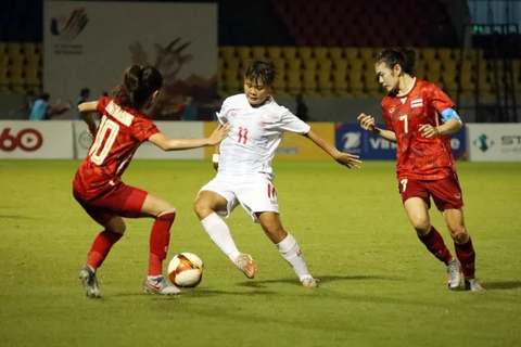 SEA Games 31: Bóng đá nữ Thái Lan tự tin giành ngôi đầu bảng B