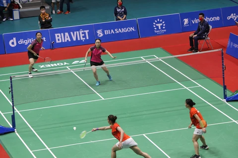 SEA Games: Hai tay vợt nữ Việt Nam thắng áp đảo ở tứ kết môn cầu lông