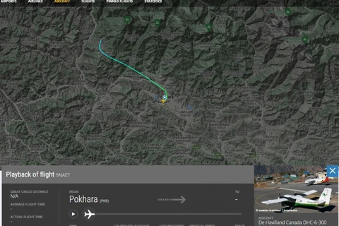 Vụ máy bay mất tích ở Nepal: Thời tiết xấu cản trở nỗ lực tìm kiếm