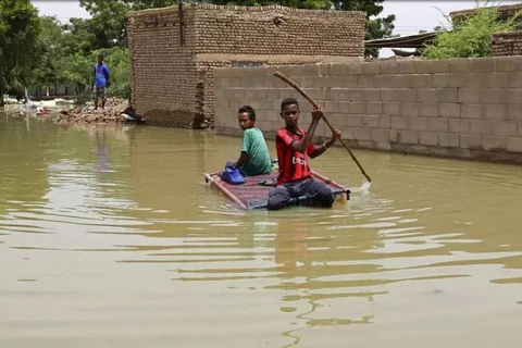 Những trận mưa lớn gây ngập lụt khiến ít nhất 52 người tử vong ở Sudan