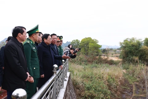 Thủ tướng Phạm Minh Chính khảo sát khu kinh tế cửa khẩu tại Cao Bằng