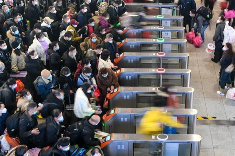 Dân Trung Quốc dự kiến thực hiện 2,1 tỷ chuyến đi trong kỳ nghỉ Tết