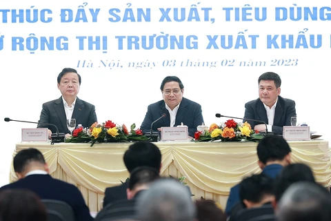 Thủ tướng dự hội nghị thúc đẩy sản xuất, mở rộng thị trường xuất khẩu