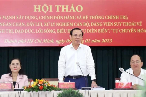 TP. HCM nâng cao hiệu quả công tác xây dựng và chỉnh đốn Đảng 