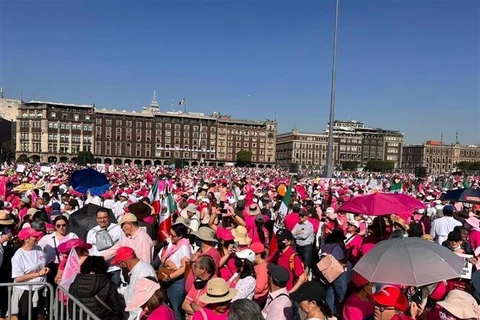 Hàng triệu người tuần hành phản đối dự luật cải cách bầu cử ở Mexico