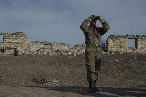 Lực lượng Nga ngăn chặn xung đột leo thang ở Nagorno-Karabakh