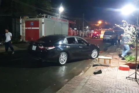 Bình Phước: Ôtô Camry phát nổ bốc cháy, tài xế tử vong trên ghế lái