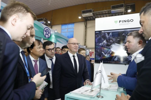 Phó Thủ tướng Nga Dmitry Chernyshenko thăm Hội chợ Việt Nam Expo 